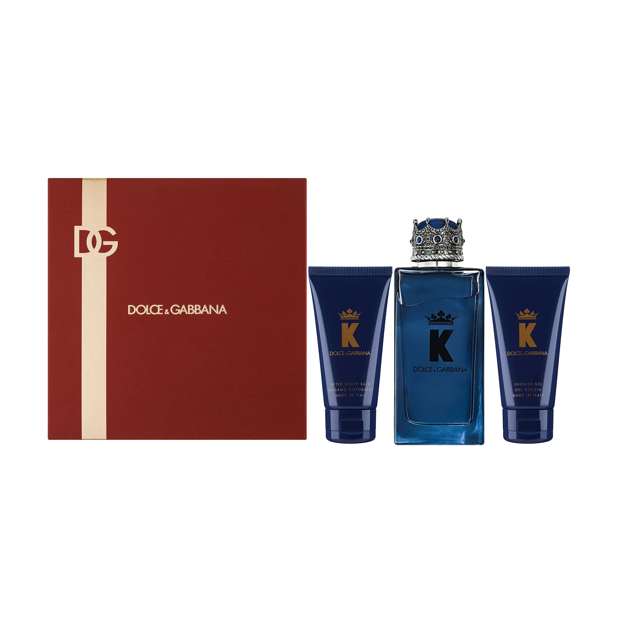 Парфумований набір чоловічий Dolce &amp; Gabbana K By Dolce &amp; Gabbana Set (парфумована вода, 100 мл + гель для душу, 50 мл + бальзам після гоління, 50 мл)